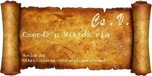 Cserép Viktória névjegykártya